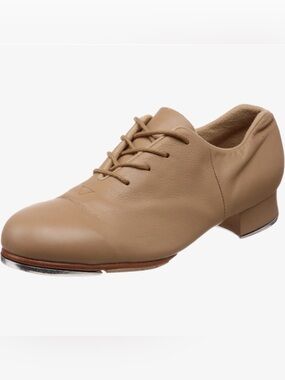 Bloch Men's Tan Leather Oxfords with Low Heel